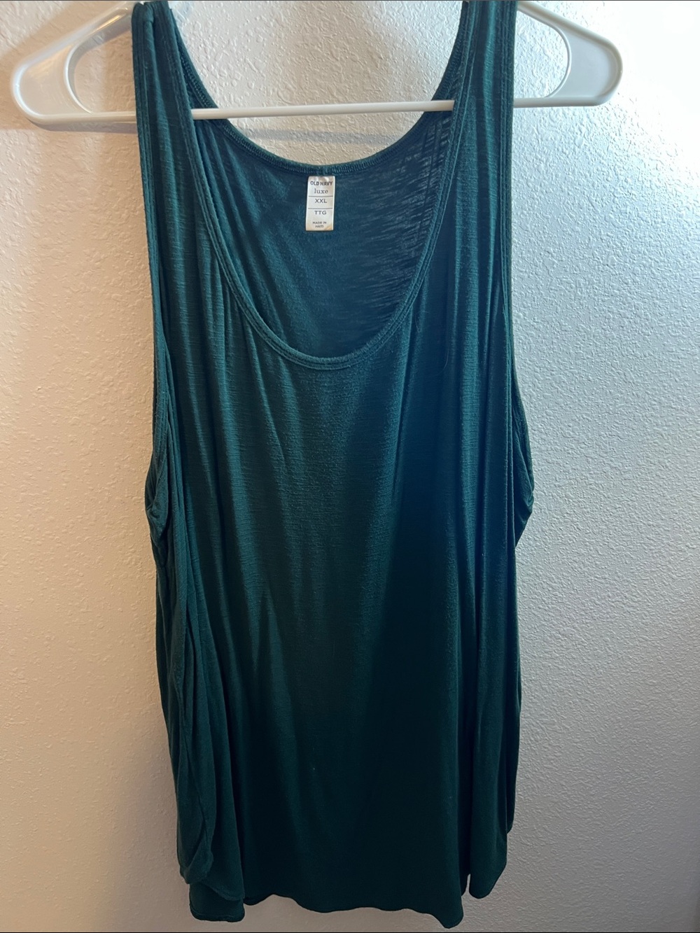 Old Navy Emerald Green Scoop Neck Tank Top